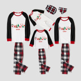 2023 Believe Christmas Matching Family Pajamas Exclusive Design Snowman Love Christmas MulticolorPajamas Set