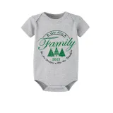 2023 Christmas Matching Family Pajamas Exclusive We Are Family Wreath Xmas Tree Green Short Pajamas Set