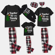 2023 Christmas Matching Family Pajamas Exclusive Family Together Flying Reindeer Black Short Pajamas Set