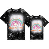 Mommy and Me Matching Clothing Top Tie Dyed Family T-shirts