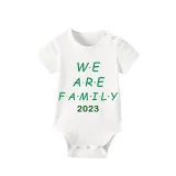 2023 Christmas Matching Family Pajamas Exclusive We Are Family Green Short Pajamas Set