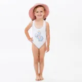 Mommy and Me Bathing Suits Elephants Mama And Mini Flower Shoulder Backless Swimsuits