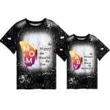 Mommy and Me Matching Clothing Top Butterfly Be Honest Be Brave Be Beautiful Tie Dyed Family T-shirts