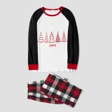 2023 Christmas Matching Family Pajamas Exclusive Christmas Tree Multicolor Pants Pajamas Set
