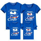 Family Matching T-shirts Happy Camper Family T-shirts