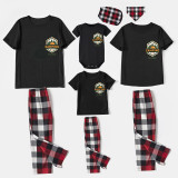 Family Matching Pajamas Camping 2023 Black Pajamas Set