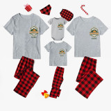 Family Matching Pajamas Camping 2023 Gray Pajamas Set
