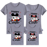 Family Matching T-shirts Happy Camper Family T-shirts