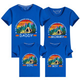 Family Matching T-shirts The Best Memories Are Made Camping Family T-shirts