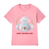 Happy Mother's Day Woman T-shirts Heart Koala T-shirts
