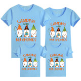 Family Matching T-shirts Camping With My Gnomies Family T-shirts