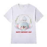 Happy Mother's Day Woman T-shirts Heart Koala T-shirts