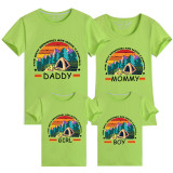 Family Matching T-shirts The Best Memories Are Made Camping Family T-shirts