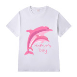 Happy Mother's Day Woman T-shirts Dolphins T-shirts
