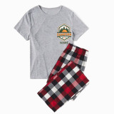 Family Matching Pajamas Camping 2023 Gray Pajamas Set