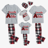 Family Matching Pajamas Family Camping Tribe Gray Pajamas Set