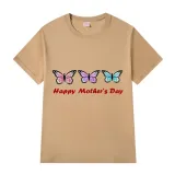 Happy Mother's Day Woman T-shirts Butterflies T-shirts