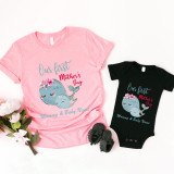 Mommy and Me Tshirt Baby Bodysuit Our First Mother's Day Together Name Custom T-shirts