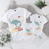 Mommy and Me Tshirt Baby Bodysuit Happy Mother's Day 2023 T-shirts