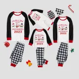 2023 Christmas Matching Family Pajamas Exclusive Design Chillin With My 3 Snowmies Gray Pajamas Set