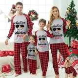 2023 Christmas Matching Family Pajamas Chillin With My Snowmies Sunglass Snowman White Pajamas Set