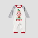 2023 Christmas Matching Family Pajamas Exclusive Design Naughty List Elf Red Pajamas Set
