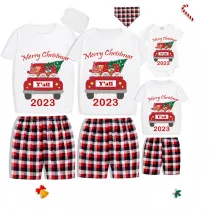 2023 Christmas Matching Family Pajamas Exclusive Design Gnomies Your Are All Merry Christmas Short Pajamas Set
