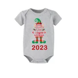 2023 Christmas Matching Family Pajamas Exclusive Design Naughty List Elf Short Pajamas Set