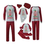 2023 Christmas Matching Family Pajamas Exclusive Design Naughty List Elf White Pajamas Set