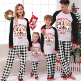 2023 Christmas Family Matching Pajamas Hanging With My Gnomies White Pajamas Set