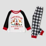 2023 Christmas Family Matching Pajamas Hanging With My Gnomies White Pajamas Set