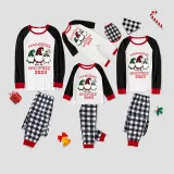 2023 Christmas Matching Family Pajamas Hanging With My Gnomies Gray Pajamas Set