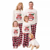2023 Christmas Matching Family Pajamas Exclusive Design Gnomies Your Are All Merry Christmas Red Pajamas Set