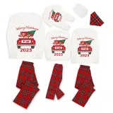 2023 Christmas Matching Family Pajamas Exclusive Design Gnomies Your Are All Merry Christmas White Pajamas Set