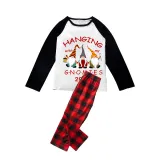 2023 Christmas Family Matching Pajamas Hanging With My Gnomies Red Pajamas Set