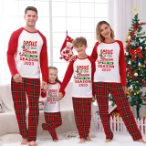 2023 Christmas Matching Family Pajamas Jesus Is The Reason For The Season Red Pajamas Set