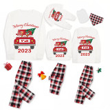 2023 Christmas Matching Family Pajamas Exclusive Design Gnomies Your Are All Merry Christmas Red Pajamas Set
