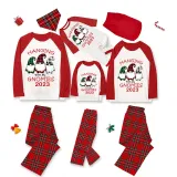 2023 Christmas Matching Family Pajamas Hanging With My Gnomies White Pajamas Set