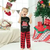 2023 Christmas Matching Family Pajamas Exclusive Design Gnomies Your Are All Merry Christmas Black Pajamas Set