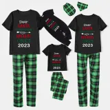 2023 Christmas Matching Family Pajamas They Are the Naughty Ones Black Pajamas Set With Baby Pajamas