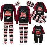 2023 Christmas Matching Family Pajamas Exclusive Design Gnomies Your Are All Merry Christmas Black Reindeer Pajamas Set
