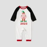 2023 Christmas Matching Family Pajamas Exclusive Design Naughty List Elf Reindeer Pajamas Set
