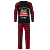 2023 Christmas Matching Family Pajamas Exclusive Design Gnomies Your Are All Merry Christmas Black Pajamas Set