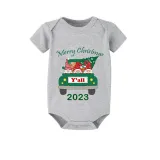 2023 Christmas Matching Family Pajamas Exclusive Design Gnomies Your Are All Merry Christmas Short Green Plaids Pajamas Set