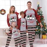 2023 Christmas Matching Family Pajamas Hanging With My Gnomies White Pajamas Set