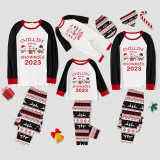 2023 Christmas Matching Family Pajamas Exclusive Design Chillin With My 3 Snowmies Reindeer Pants Pajamas Set