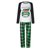 2023 Christmas Matching Family Pajamas Exclusive Design Gnomies Your Are All Merry Christmas Green Plaids Pajamas Set