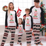2023 Christmas Matching Family Pajamas Exclusive Design Naughty List Elf Red Reindeer Pajamas Set