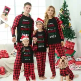 2023 Christmas Matching Family Pajamas They Are the Naughty Ones Black Pajamas Set With Baby Pajamas