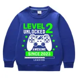 Boys Clothing T-shirts Sweaters Custom Birthday Celebration Game Loading Gamepad Tops
